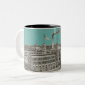 Tasse 2 Couleurs Elgin Watch Factory Elgin Illinois 1871 (Devant gauche)