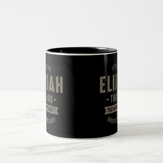 Tasse 2 Couleurs Elijah Thing (Centre)