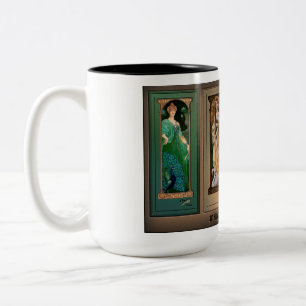 Tasse 2 Couleurs Élisabeth Sonrel Art Nouveau Maiden Bird Series