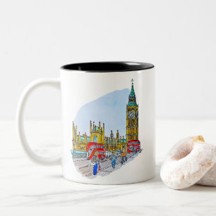 Tasse 2 Couleurs Elizabeth Tower, alias Big Ben