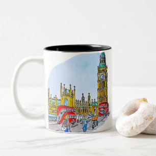 Tasse 2 Couleurs Elizabeth Tower, alias Big Ben