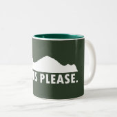 Tasse 2 Couleurs Elkins West Virginia S'il vous plaît (Devant droit)