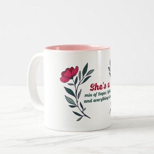 Tasse 2 Couleurs Elle est (Devant gauche)