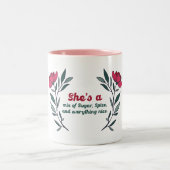 Tasse 2 Couleurs Elle est (Centre)