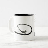 Tasse 2 Couleurs ELLE est LE PATRON ! (Devant gauche)