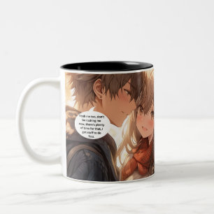 Tasse 2 Couleurs Elle n'a aucune idée de Manga strip