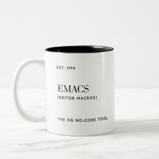 Tasse 2 Couleurs Emacs - L'outil OG sans code