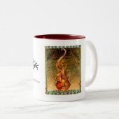 Tasse 2 Couleurs Embermug - sur une fonte (Devant droit)