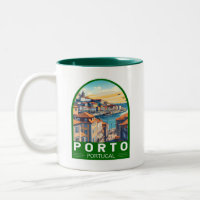 Emblème d'art touristique Porto Portugal
