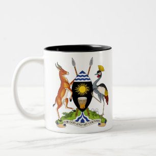 Tasse 2 Couleurs emblème de l'ouganda