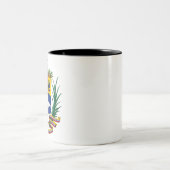 Tasse 2 Couleurs emblème du vénézuela (Centre)