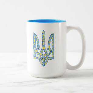 Tasse 2 Couleurs Emblème national de l'Ukraine