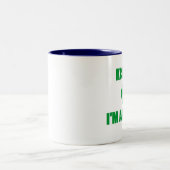 Tasse 2 Couleurs Embrassez-moi que je suis un avocat (Centre)