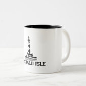 Tasse 2 Couleurs Emerald Isle. (Devant droit)