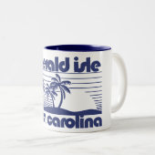 Tasse 2 Couleurs Emerald Isle, Caroline du Nord (Devant droit)