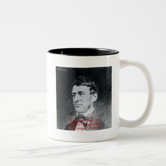 Tasse 2 Couleurs Emerson "Creed The Deed" Citations de sagesse Cade (Droit)