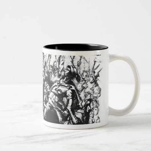 Tasse 2 Couleurs Émeutiers de Luddite (Droit)