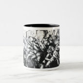 Tasse 2 Couleurs Émeutiers de Luddite (Centre)