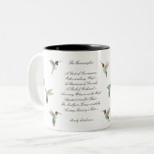 Tasse 2 Couleurs Emily Dickinson (Devant gauche)