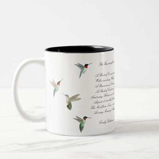 Tasse 2 Couleurs Emily Dickinson (Gauche)