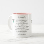 Tasse 2 Couleurs Emily Dickinson (Devant gauche)