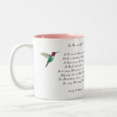 Tasse 2 Couleurs Emily Dickinson (Gauche)
