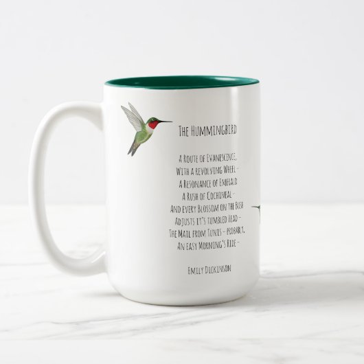 Tasse 2 Couleurs Emily Dickinson (Gauche)