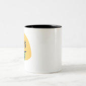Tasse 2 Couleurs Emoji de la bouche d'argent (Centre)