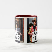 Tasse 2 Couleurs Empêcher Trump (Centre)