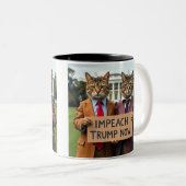 Tasse 2 Couleurs Empêcher Trump (Devant droit)