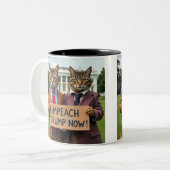 Tasse 2 Couleurs Empêcher Trump (Devant gauche)