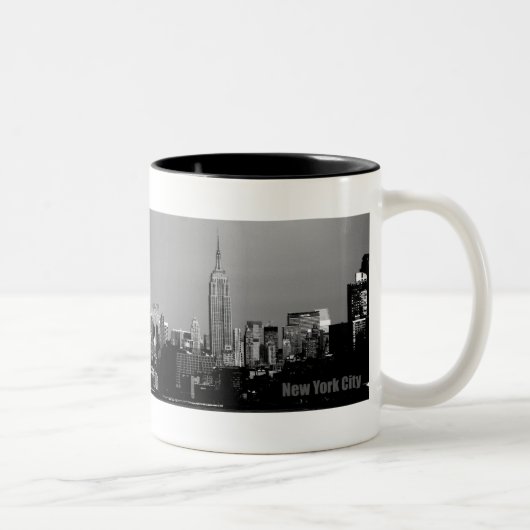 Tasse 2 Couleurs Empire State Building (Droit)