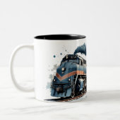 Tasse 2 Couleurs Empire State Express Engine (Gauche)
