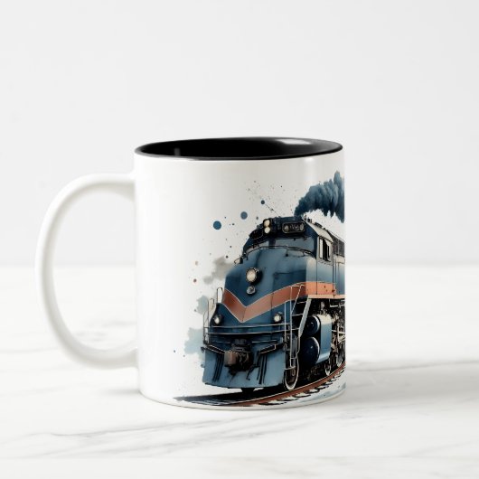 Tasse 2 Couleurs Empire State Express Engine (Gauche)
