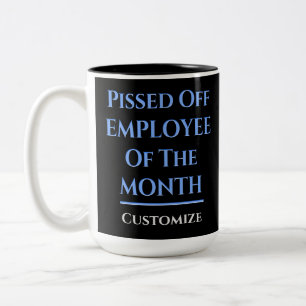 Tasse 2 Couleurs Employé Du Mois Humour