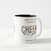 Tasse 2 Couleurs Empreinte de léopard de fête du 21e anniversaire m (Devant droit)