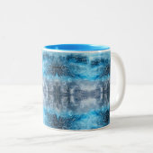 Tasse 2 Couleurs Empreinte de lune de méduse (Devant droit)