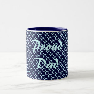 Tasse 2 Couleurs Empreintes bébé (Garçon)