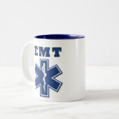 Tasse 2 Couleurs EMT Star of Life (Devant gauche)