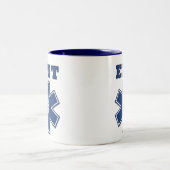 Tasse 2 Couleurs EMT Star of Life (Centre)