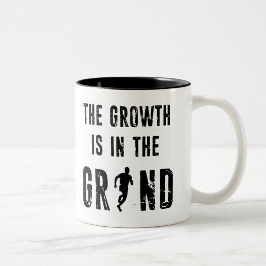 Tasse 2 Couleurs En Cours, La Croissance Est En Cours (Droit)