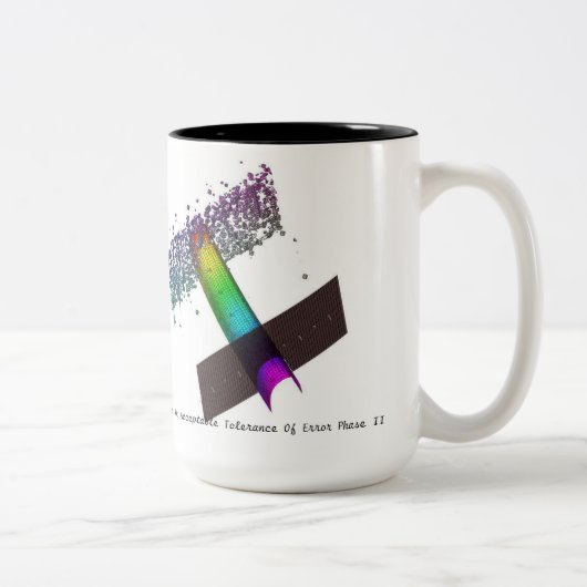 Tasse 2 Couleurs En dessous d'une tolérance acceptable de la phase (Droit)
