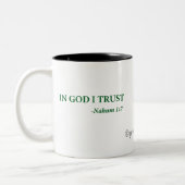 Tasse 2 Couleurs En Dieu, je fais confiance à gotGod316.com (Gauche)