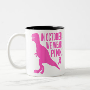Tasse 2 Couleurs En Octobre Nous Portons Le Cancer Du Sein Rose Tre