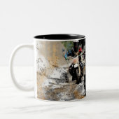 Tasse 2 Couleurs En route ! - Motocross Racer (Gauche)