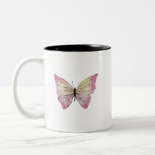Tasse 2 Couleurs "Enchanter Bliss Papillon : Personnalisable Café M