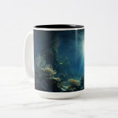 Tasse 2 Couleurs Enchanter Moonlit sous-marin Kelp Forest Art | Gl (Devant gauche)