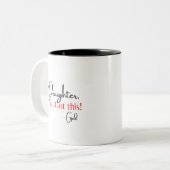 Tasse 2 Couleurs Encouragement chrétien (Devant gauche)