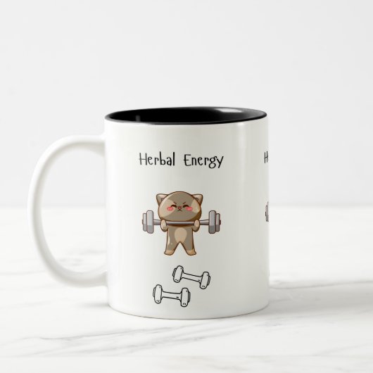 Tasse 2 Couleurs Énergie herbacée (Gauche)