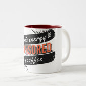 Tasse 2 Couleurs Energy from coffee (Devant droit)